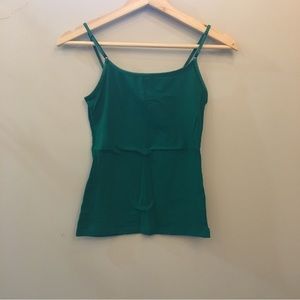 Green tank top